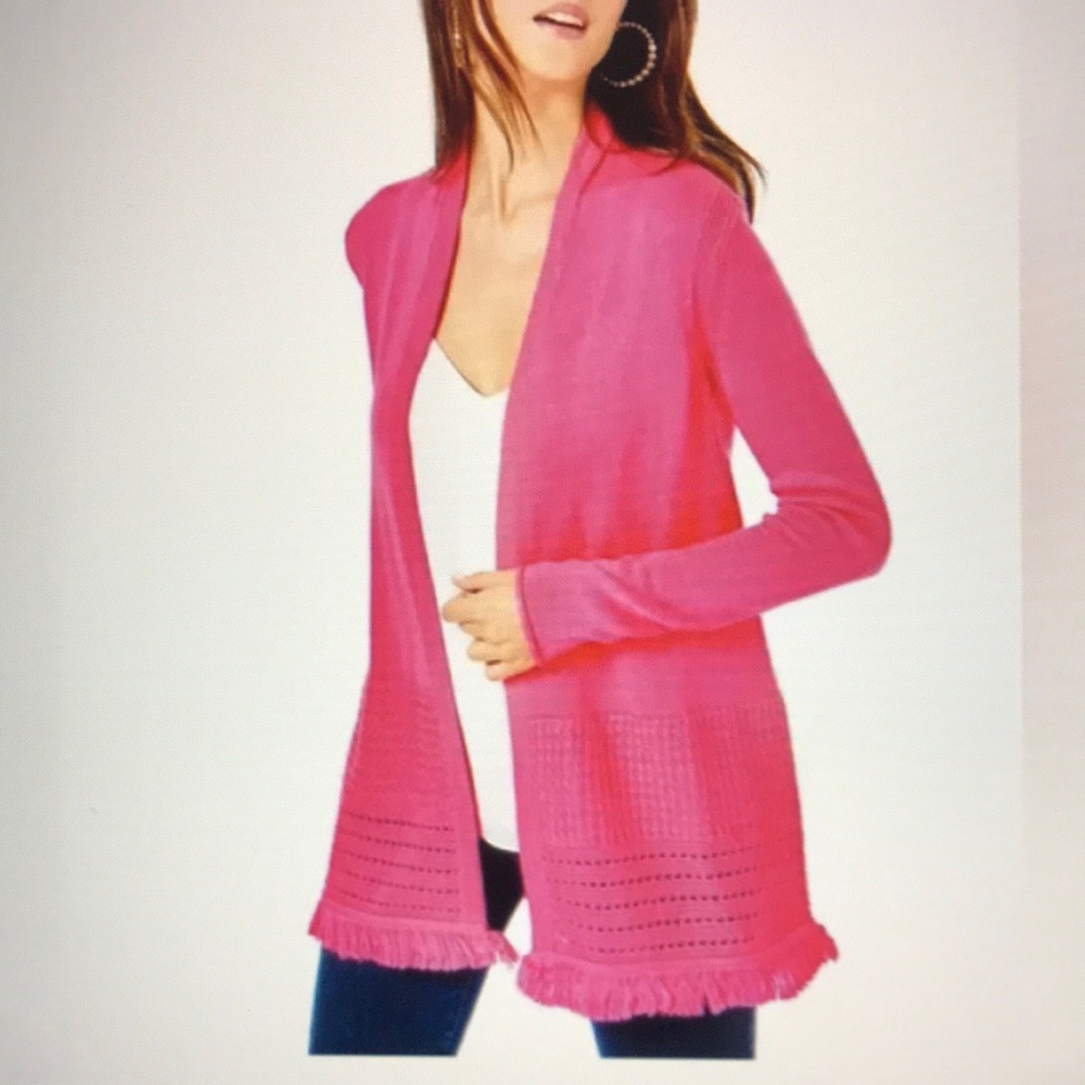 NWT Noble Cardigan in Pink Isle, NEVER WORN! Still in the bag!